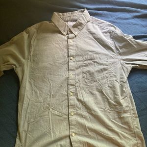 Goodfellow mens large gray casual shirt EUC